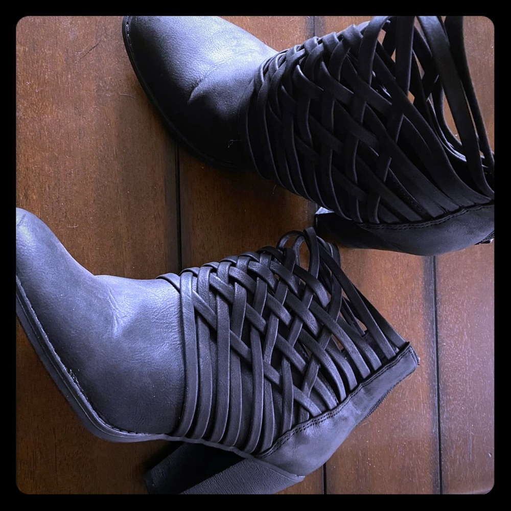 Booties and wedge heels